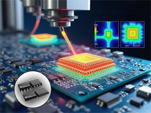 Visual comparison: SSOP 0.635mm vs SOIC 1.27mm lead pitch with JEDEC standardization markings