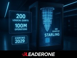 Concept image of IBM Quantum Starling, a modular fault-tolerant quantum computer to be delivered in 2029.